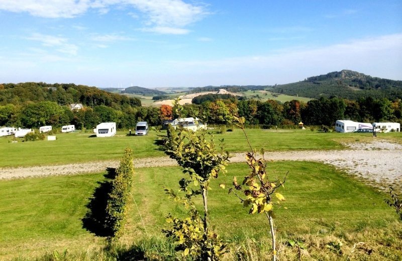 Campingplatz Brilon im Sauerland in NRW mit herrlicher Aussicht