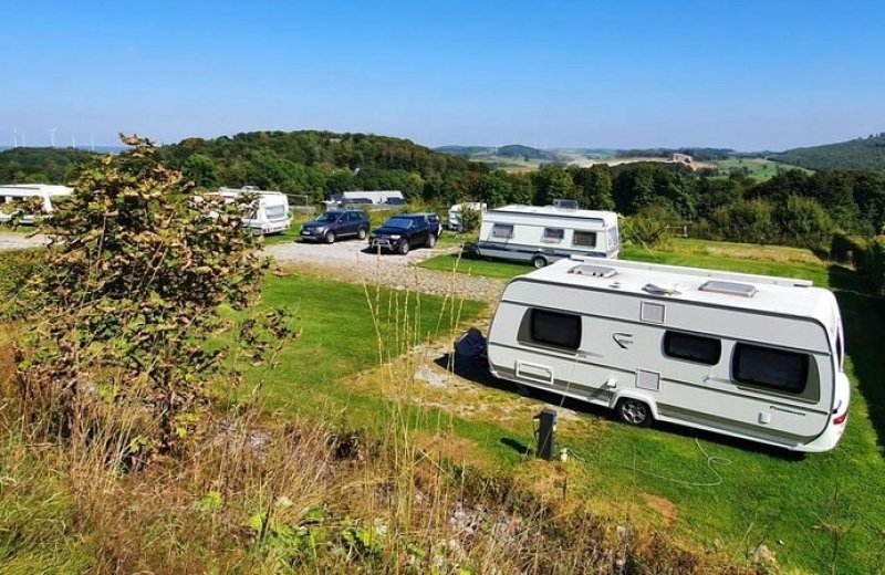 Campingplatz Willingen mit Aussicht über das Sauerland
